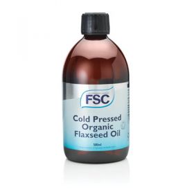 Cold Pressed Organic Flaxseed Oil